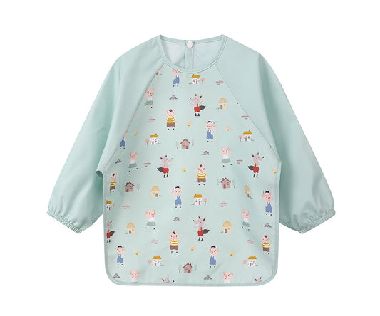 The Three Little Pigs Bib with Sleeves