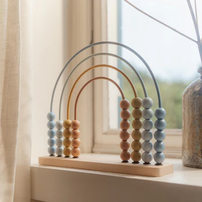 Blue Rainbow Abacus - forest friends FSC