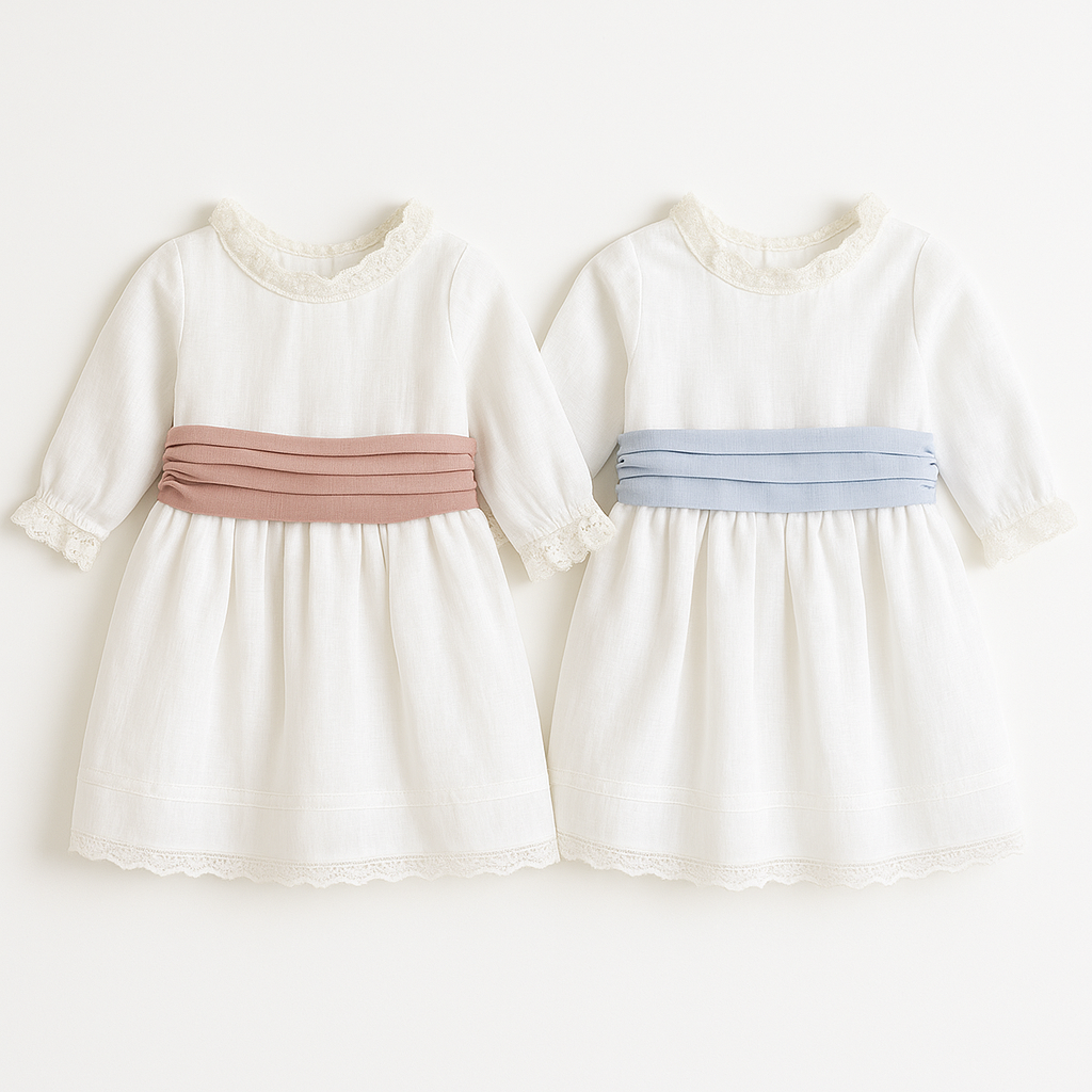 Vestido HG com gola em renda