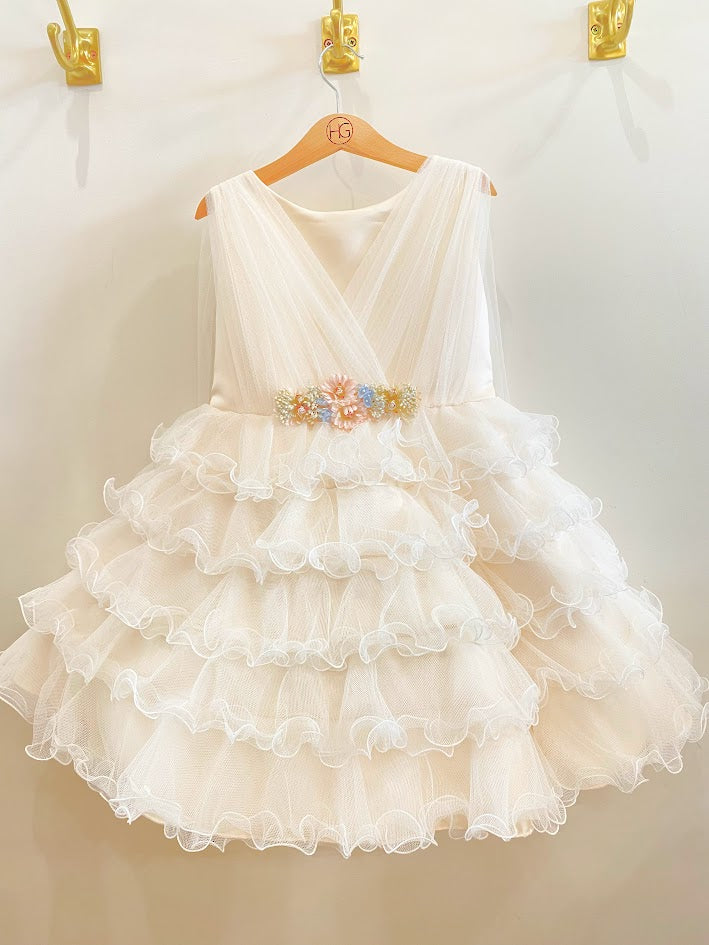 Vestido Cerimónia 802 "GARDENIA"