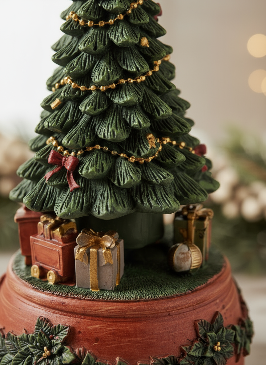 Polyresin Tree with Music | 19cm