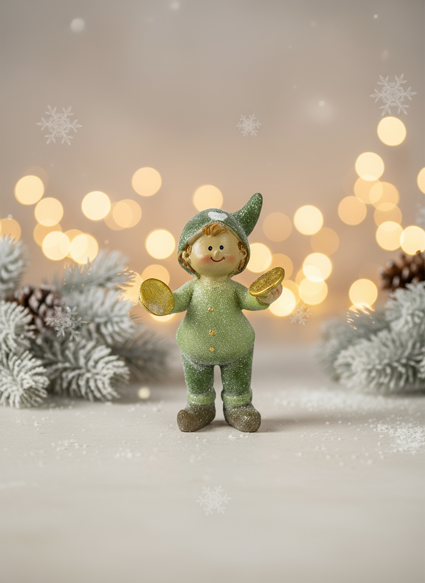 Children's in Polyresin with Plates | 12cm