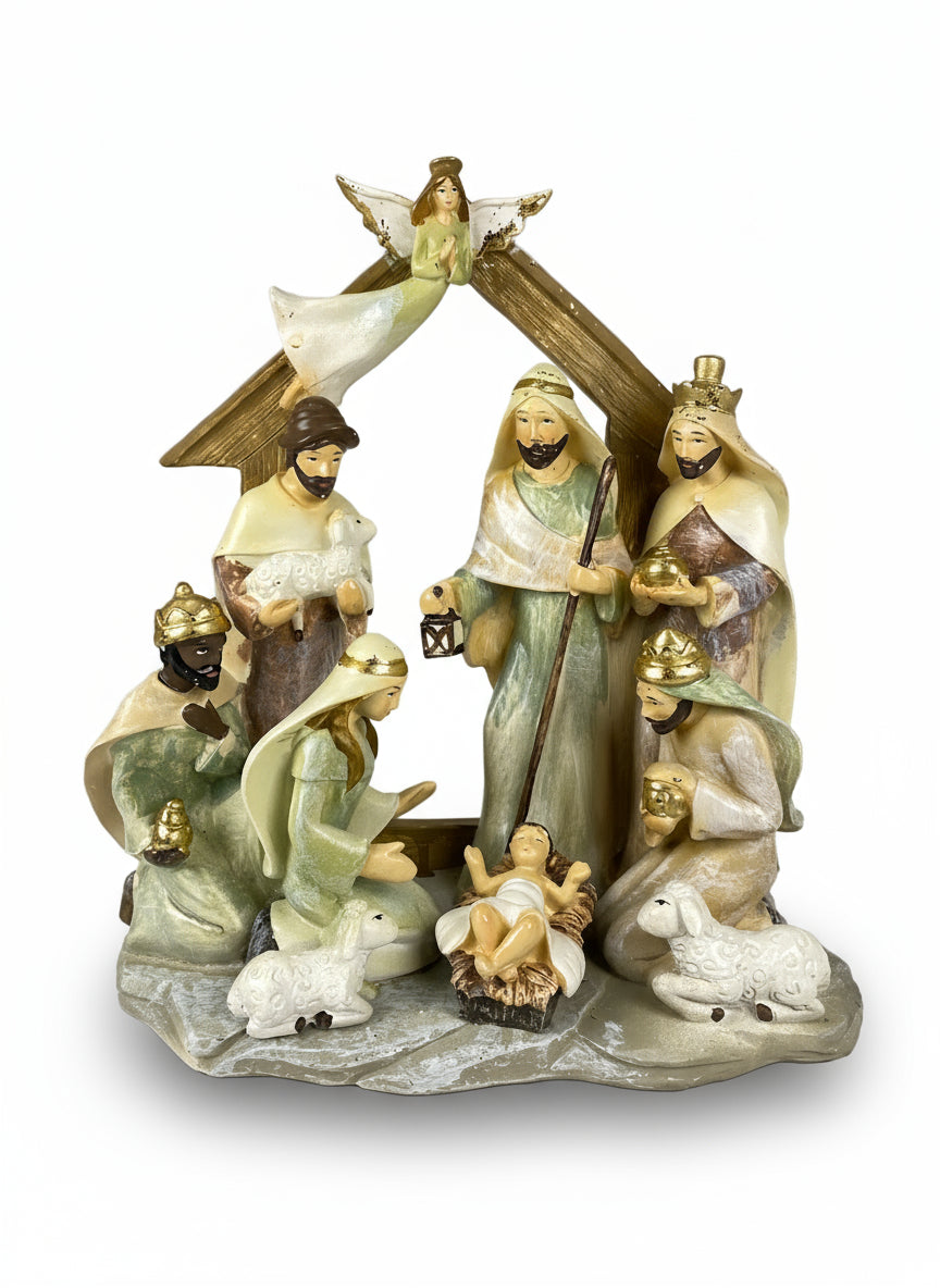 Polyresin Nativity Scene | 23x22cm