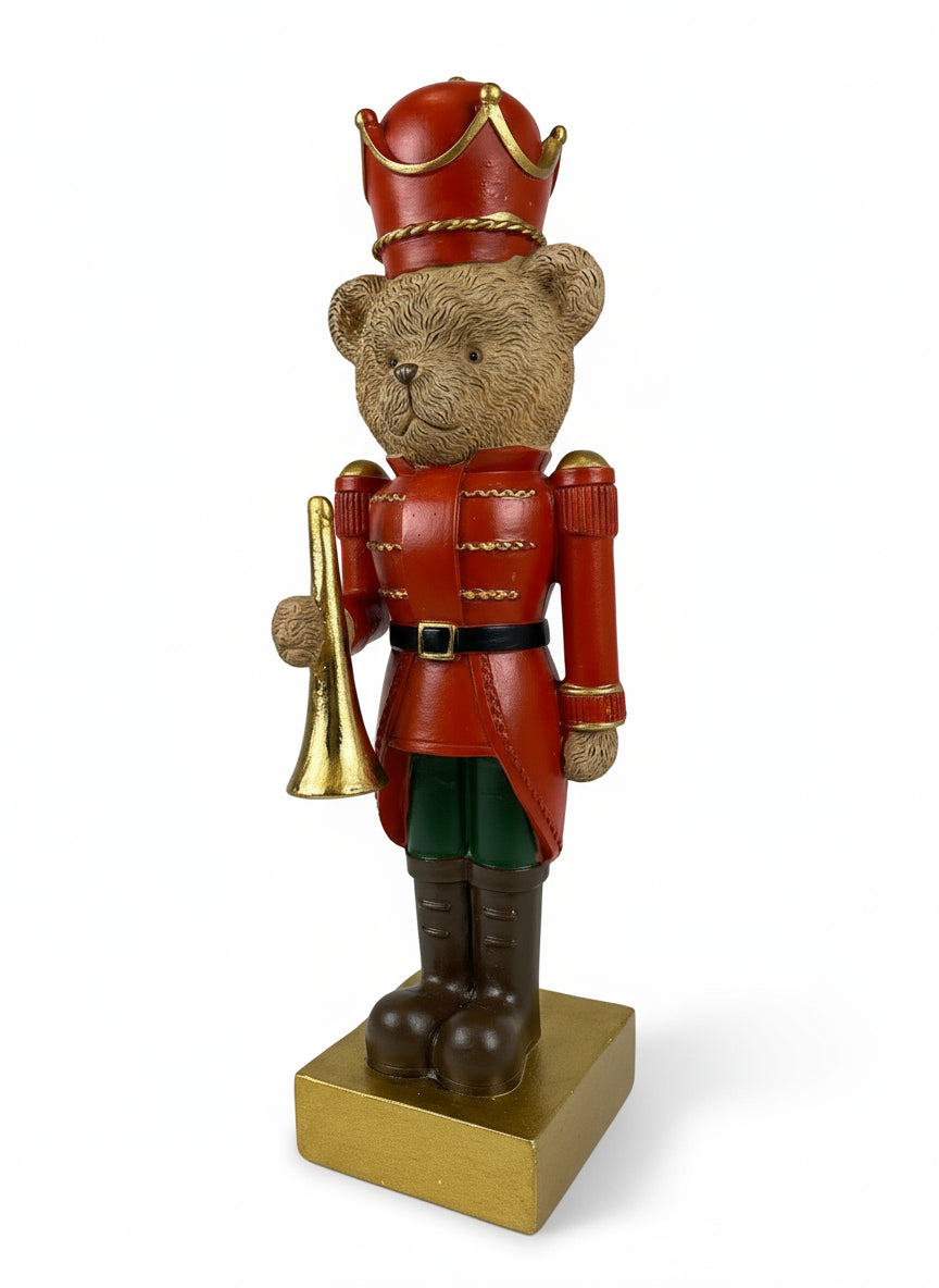 Polyresin Bear w/ Trumpet