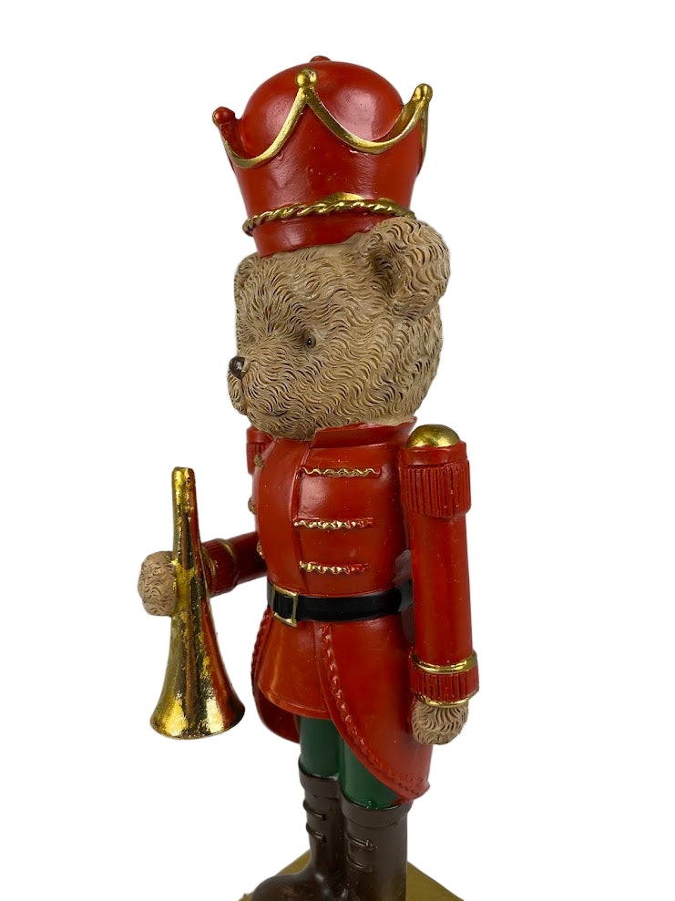 Polyresin Bear w/ Trumpet