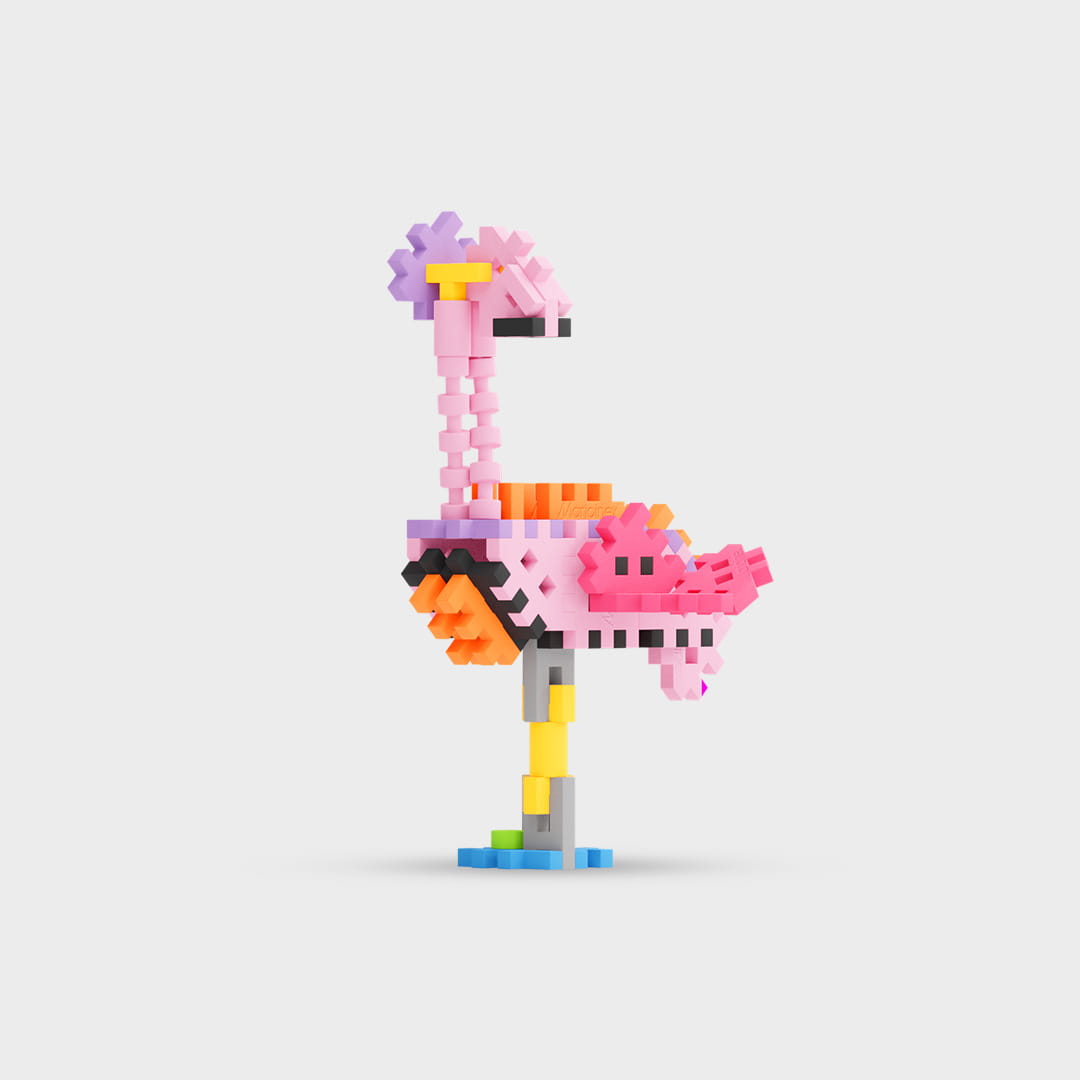 MINI WAFFLE Nature flamingo 50