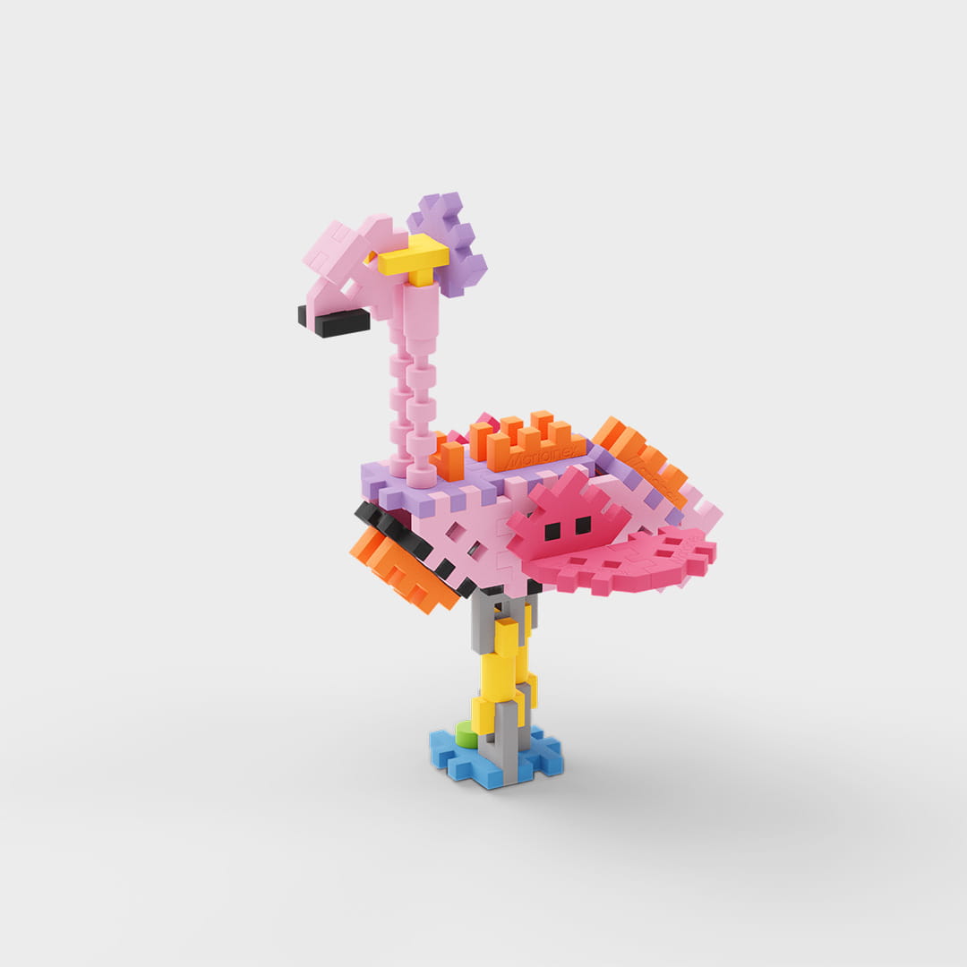 MINI WAFFLE Nature flamingo 50