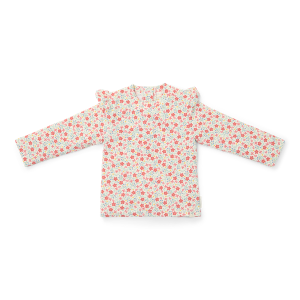 T-shirt de plage MCP – Fleurs ensoleillées multicolores