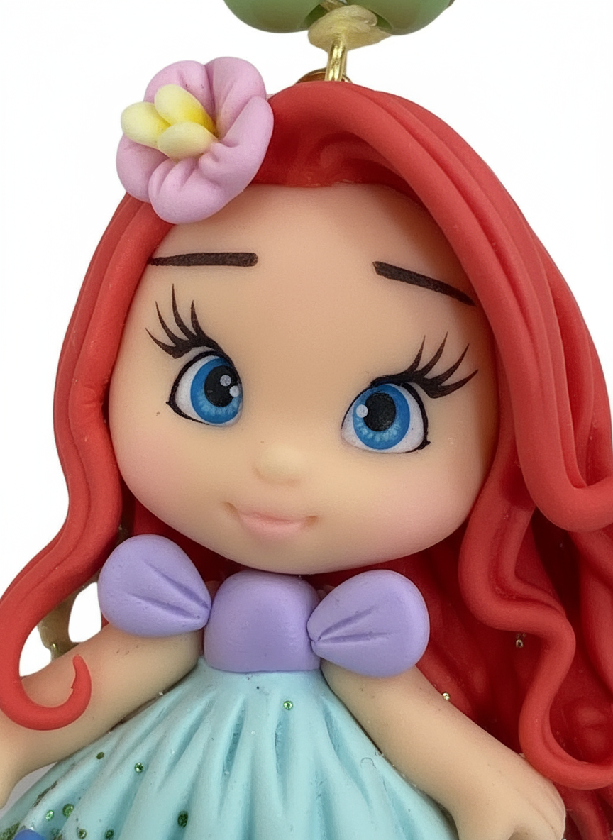 Colar em Biscuit Pequena Sereia