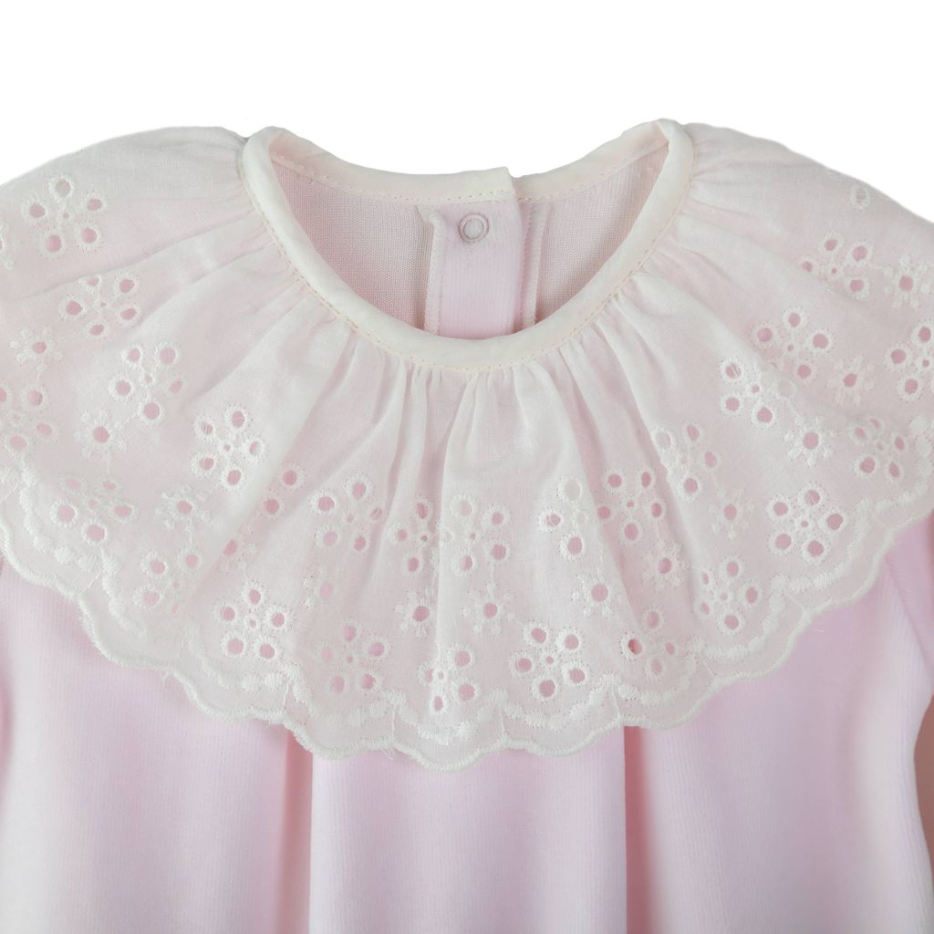 Babygrow c/bordado inglês