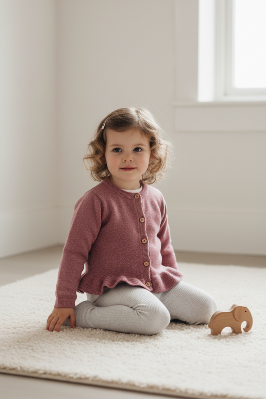 Casaco tricotado Rosa Velho