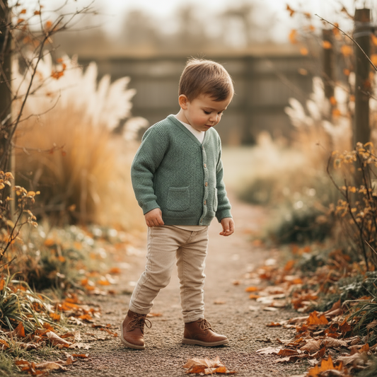 Casaco tricotado Verde Floresta