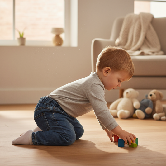 Calças de Ganga Azul