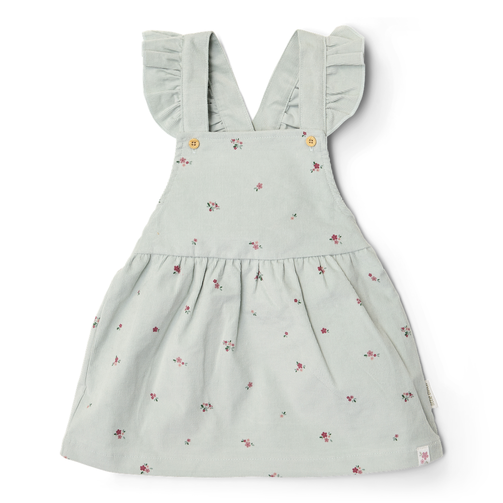 Vestido sem mangas Verde Fairy Flor