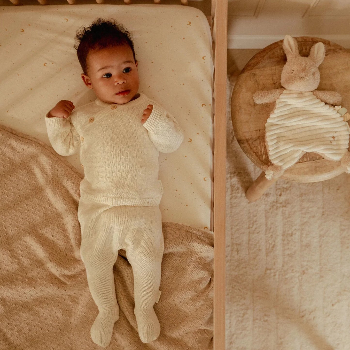 Calça de malha Branca Newborn Naturals