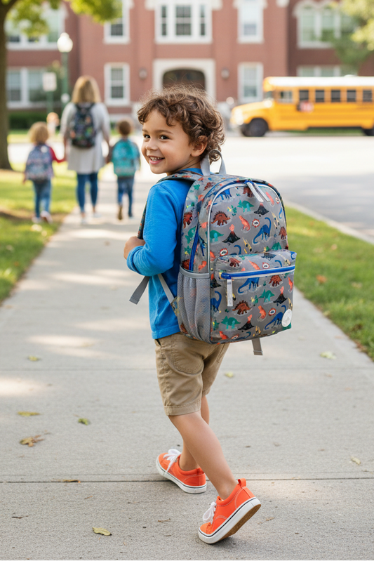School Backpack B'LOG Play Me Dino