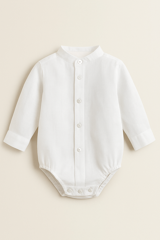 White Long Sleeve Shirt/Bodysuit