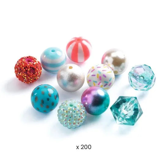 Bubble Silver- Fantasy Beads