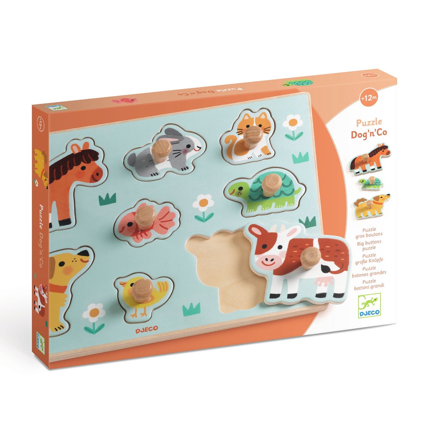Dog n Co - Puzzle c/ Pega Animais