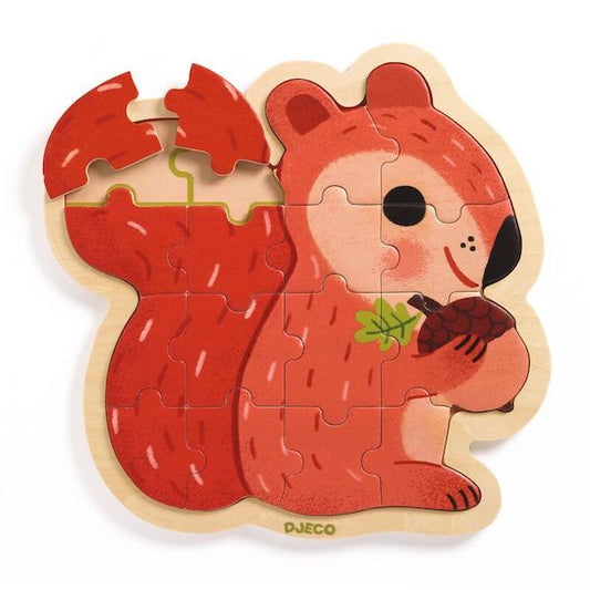 Squirrel Puzzle - 16 Pcs