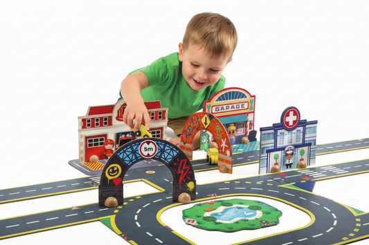 Puzzl Up - Puzzle Gigante da Cidade 33 Peças - Crazy Mot