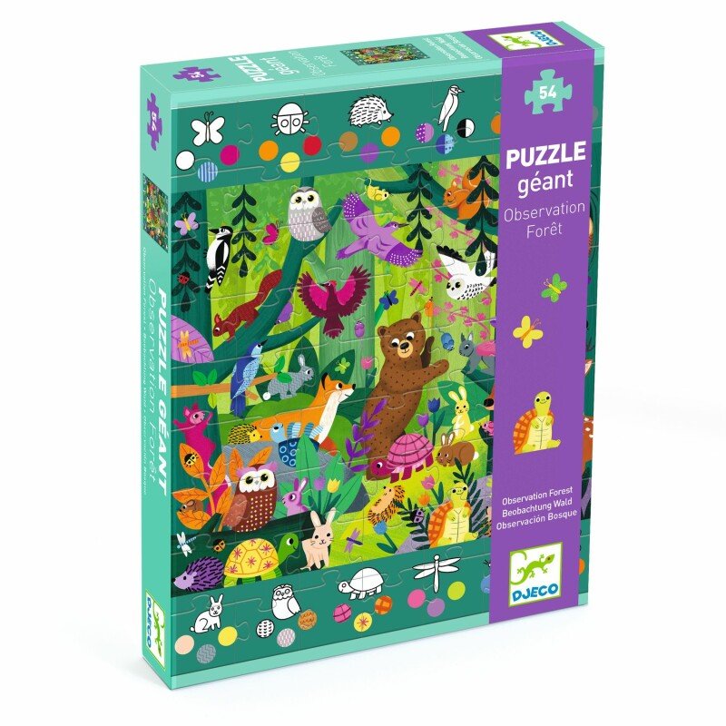 Observez la forêt - Puzzle géant 54 pièces