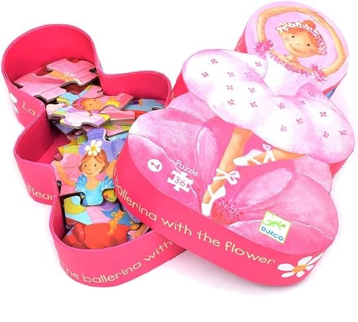 Bailarina c/ Flor- Puzzle 36 Pcs