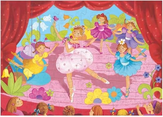 Bailarina c/ Flor- Puzzle 36 Pcs