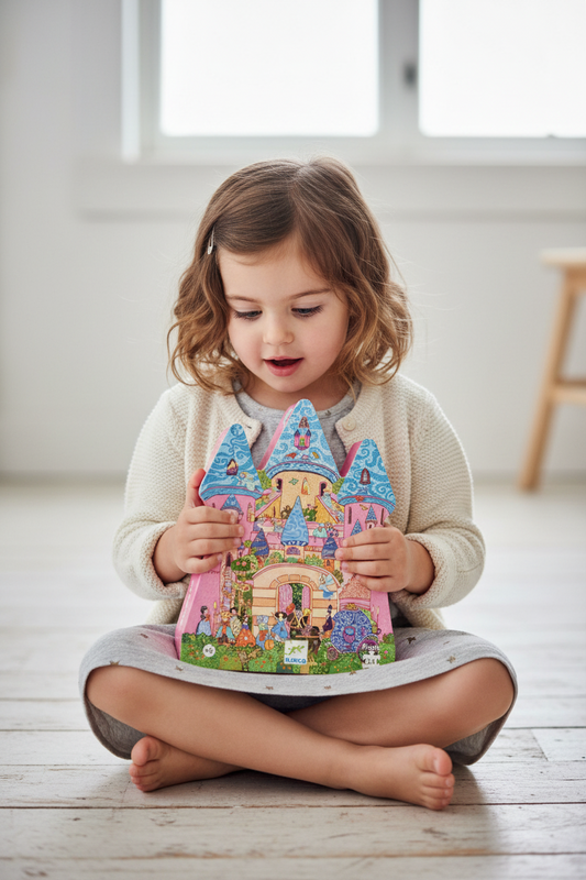 O Castelo das Fadas - Puzzle Silhueta 54 Peças