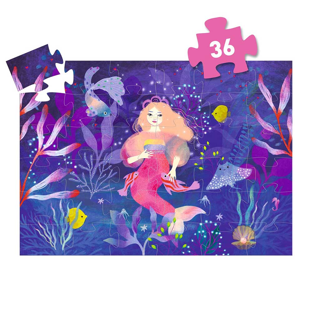Ella, a Sereia- Puzzle Silhueta 36 Pcs
