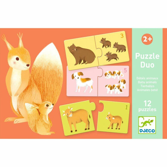 Puzzle Duo - Baby Animals