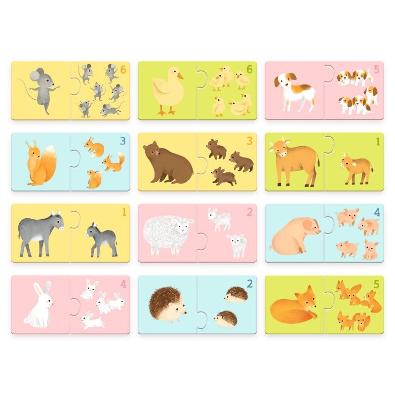 Puzzle Duo - Bébés Animaux