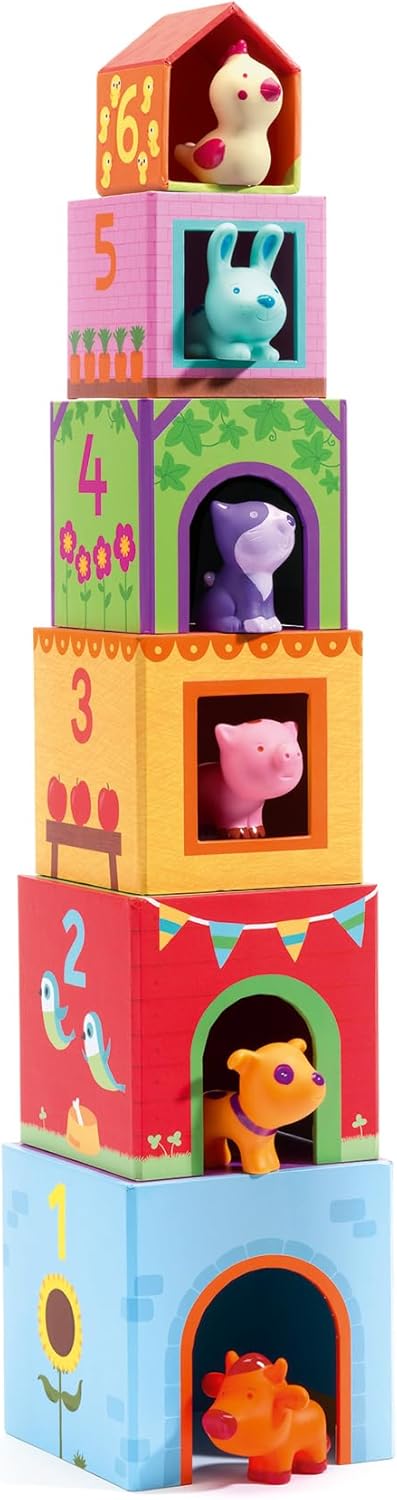 Stacking Cubes and Animals