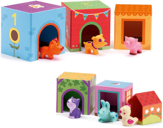 Stacking Cubes and Animals