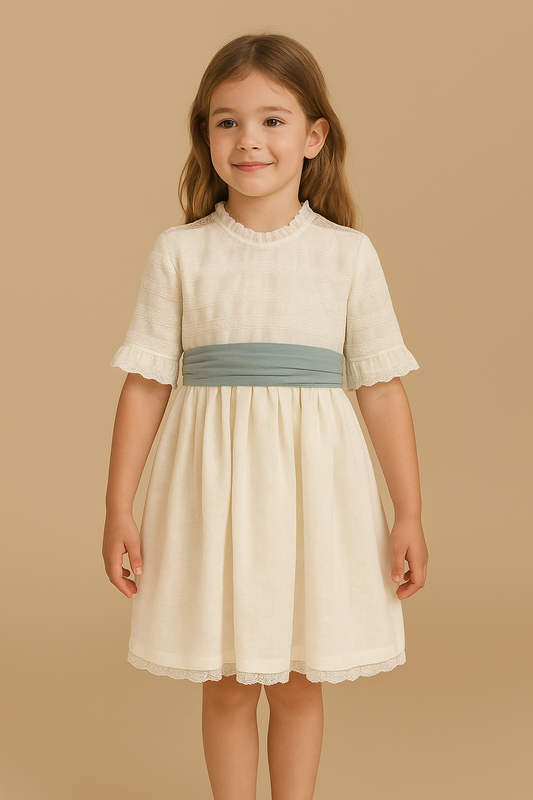 Dress with Valencian Pearl Lace