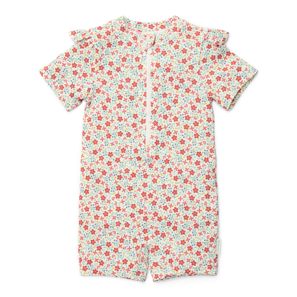 Maillot de bain MC – Fleurs ensoleillées multicolores