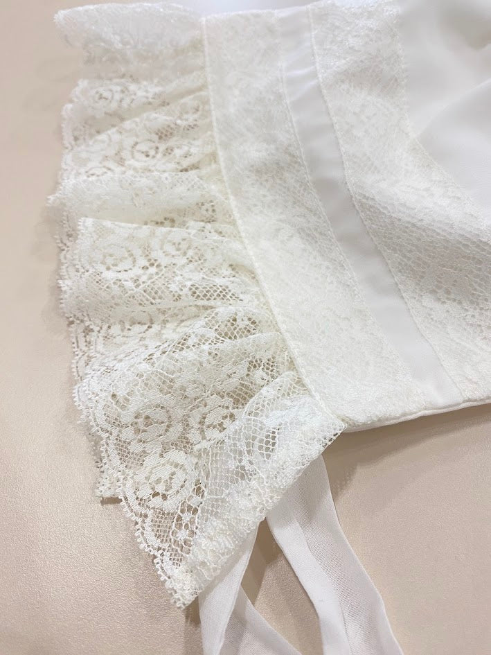 Touca Batismo HG c/ renda