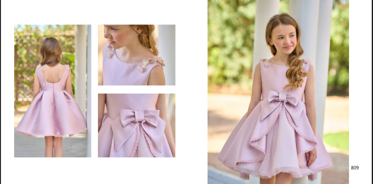 Robe de cérémonie 809 « ROSES »
