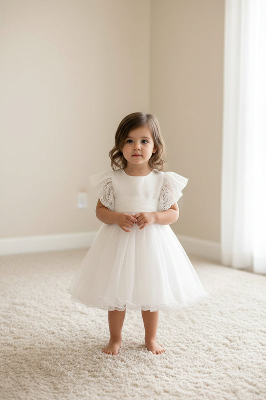 White Tulle Dress