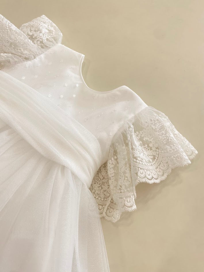 Vestido em Tule Branco