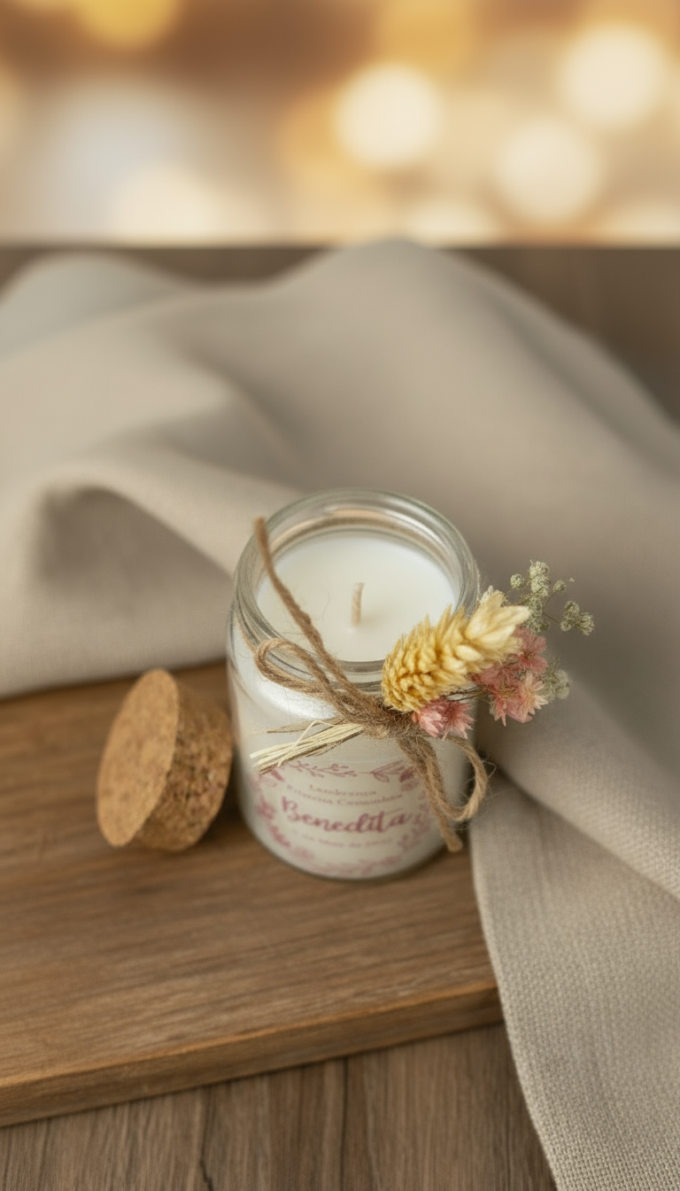 Lembrança Vela Personalizada