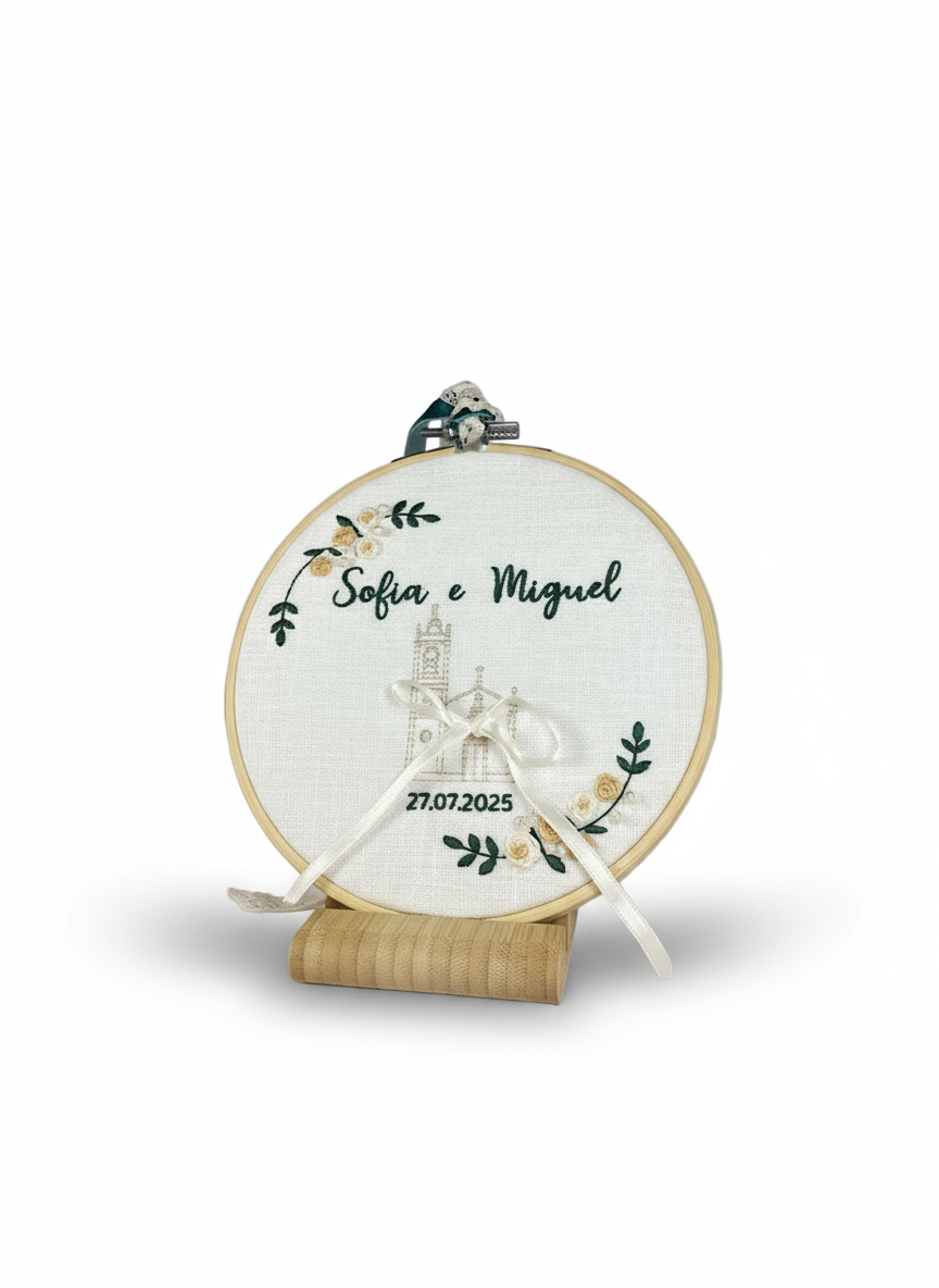 Personalized Church Ring Holder Frame