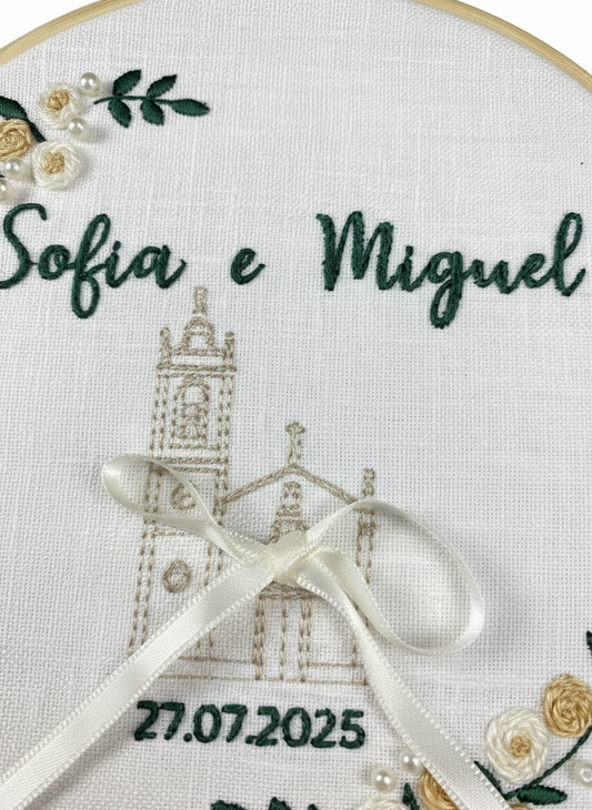 Personalized Church Ring Holder Frame