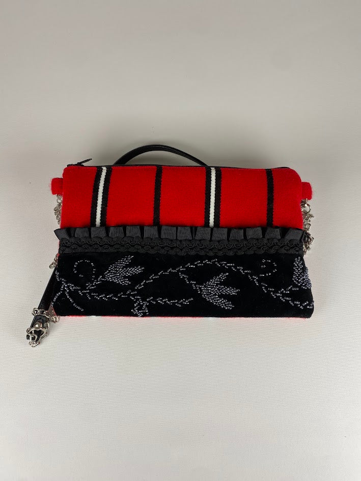 Sac brodé en verre