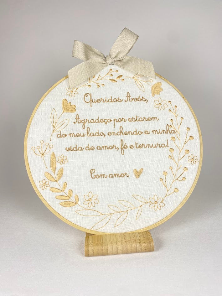 Bastidor Agradecimento Avós