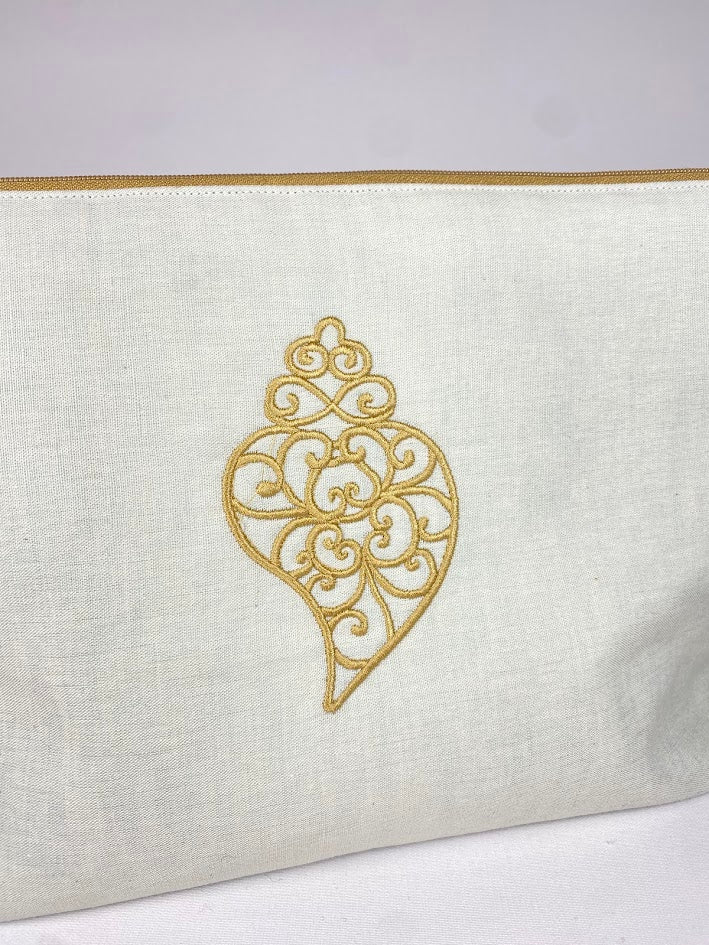 Necessaire romaria em linho