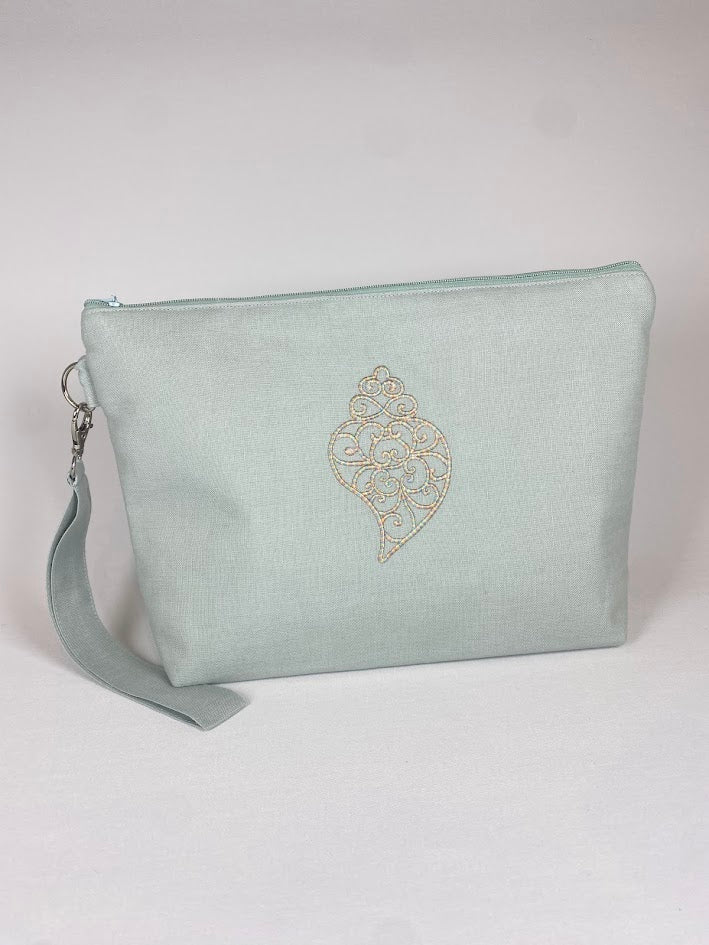 Necessaire romaria em linho