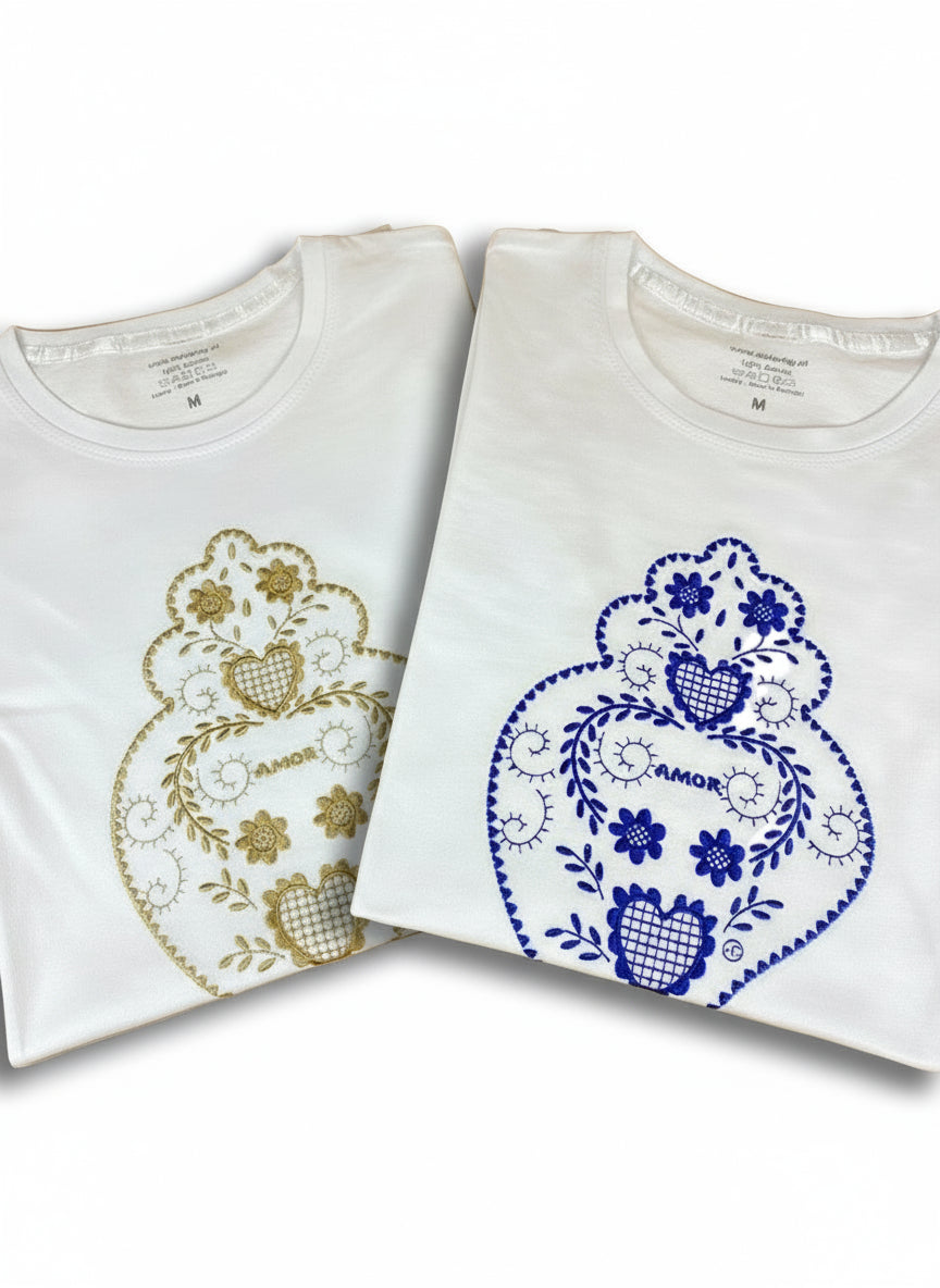 T-shirt Romaria Coração Viana