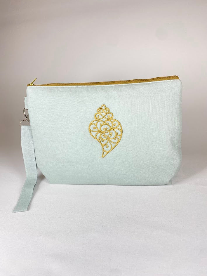 Necessaire romaria em linho