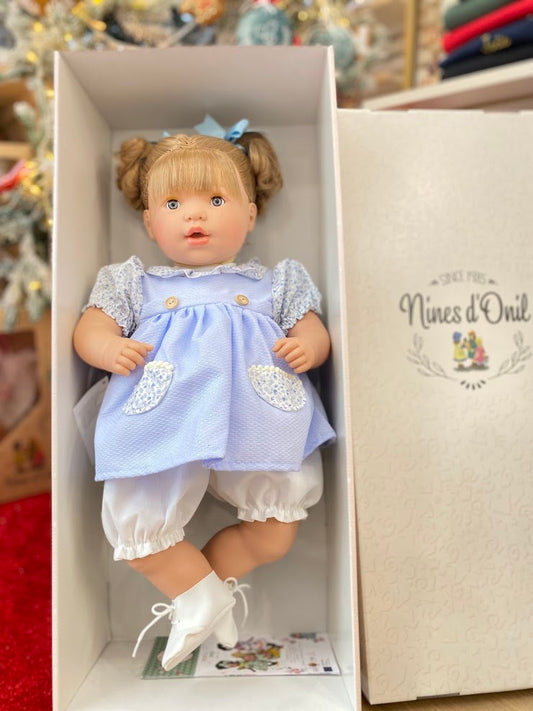Doll- CLAUDIA BLUE DRESS CASE